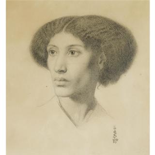 Simeon Solomon - Portrait Of Fanny Eaton