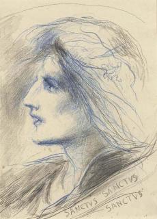 Simeon Solomon - Sanctus, Sanctus, Sanctus