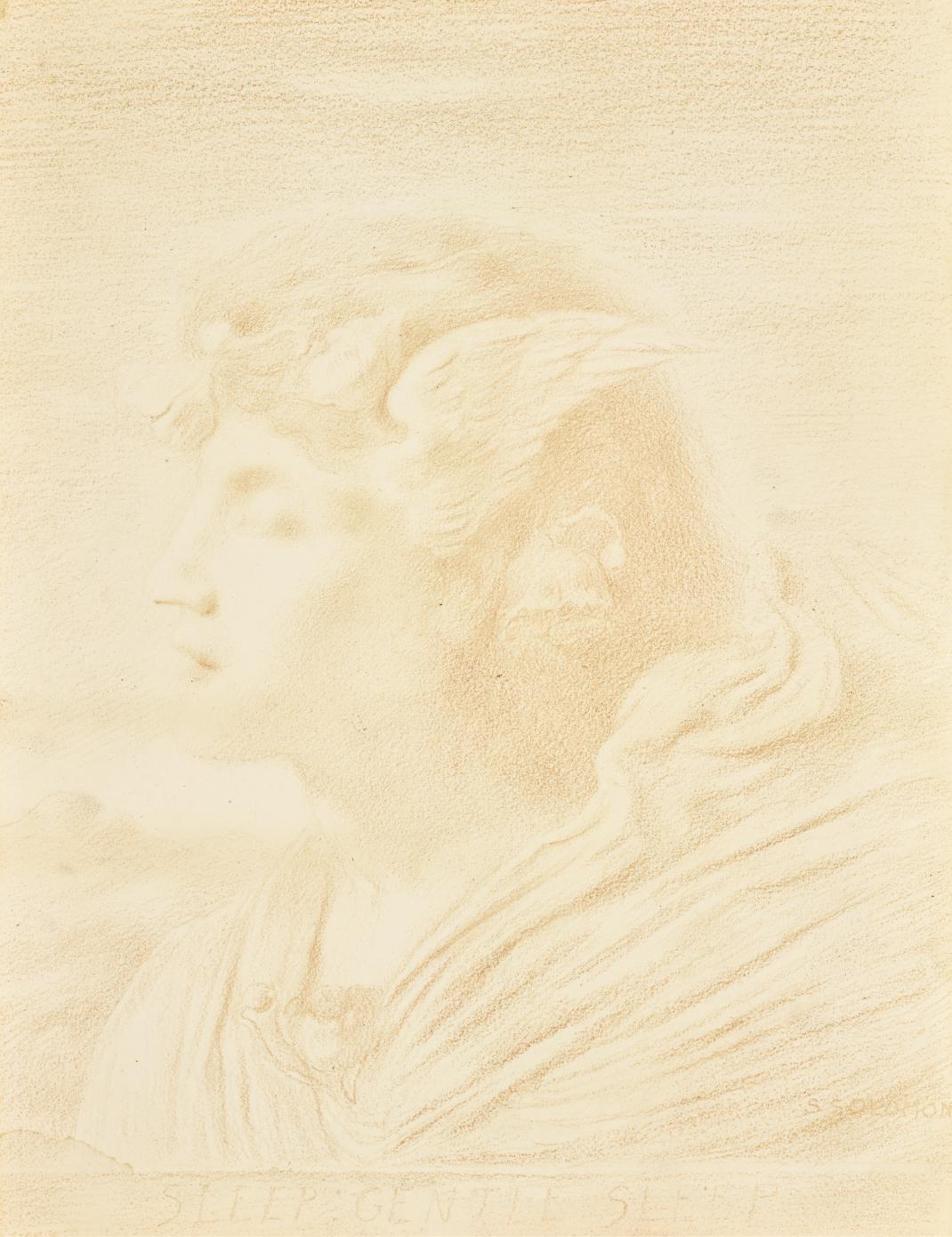 Simeon Solomon - Sleep, Gentle Sleep