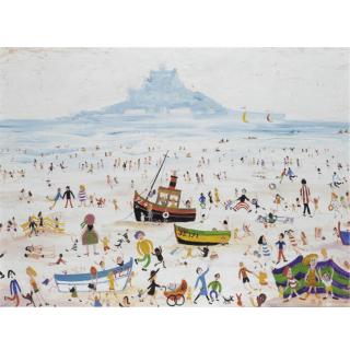 Simeon Stafford - Jean Looking Out With Her Heels On St. Michael\'S Mount