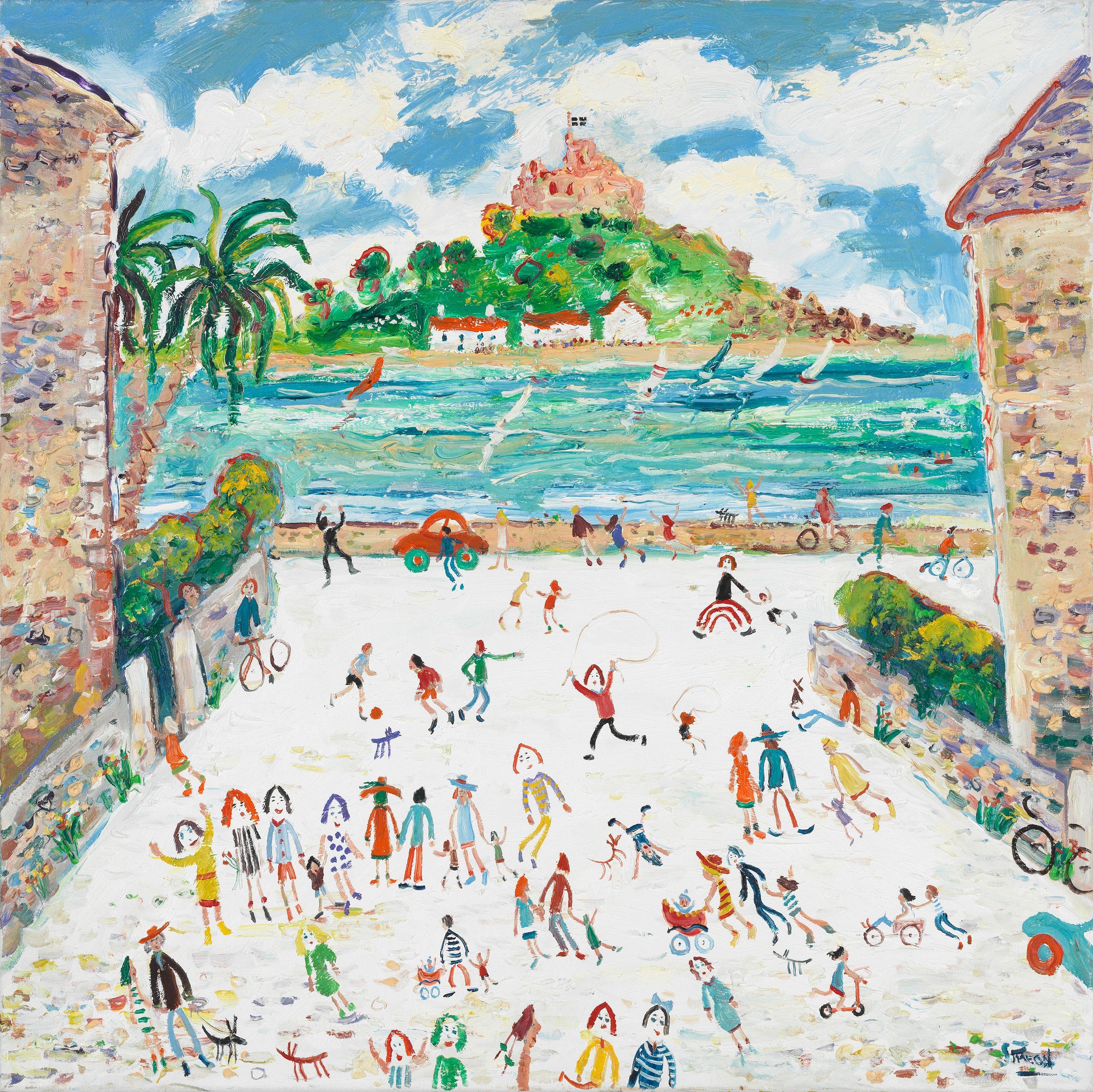 Simeon Stafford - The Mount from Marazion (unframed)