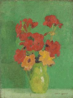 Simon-Albert Bussy - Bouquet de Fleurs