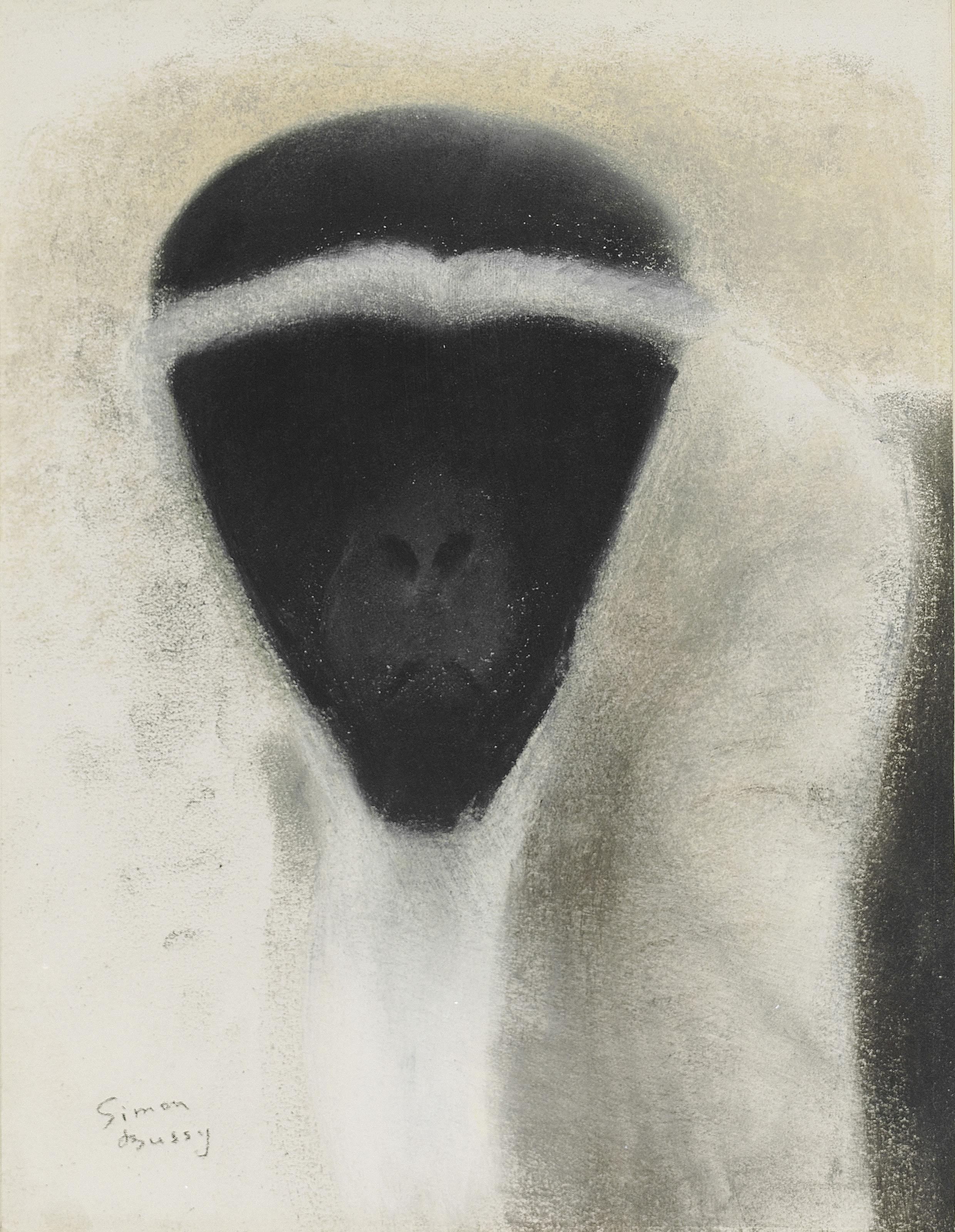 Simon-Albert Bussy - Diana monkey