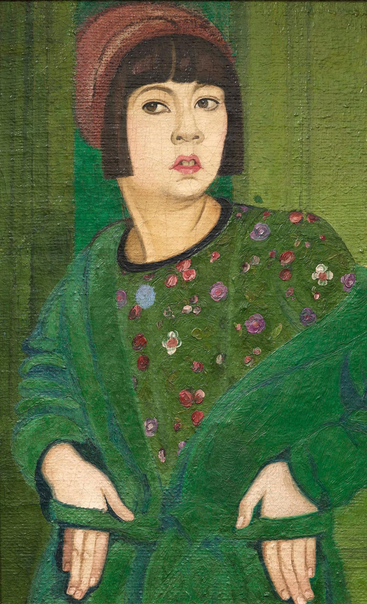 Simon Albert Bussy - Portrait Of Jane Bussy, Daughter Of The Artist