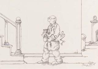 Simon Bond - A pair of illustrations for A Hundred and One Uses of a Dead Cat