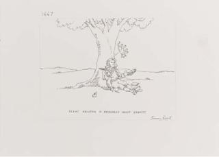 Simon Bond - Isaac Newton is reminded about Gravity