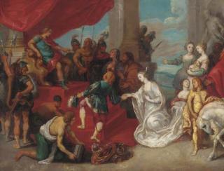 Simon de Vos - The Continence of Scipio