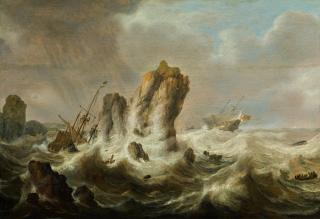 Simon Jacobsz. De Vlieger - A Shipwreck