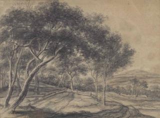 Simon Jacobsz. de Vlieger - A track in a wooded hilly landscape