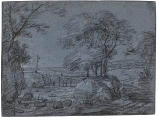 Simon Jacobsz. de Vlieger - Rugged River Landscape
