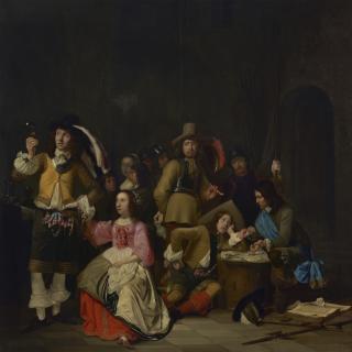 Simon Kick - A Company Of Soldiers In A Guardroom