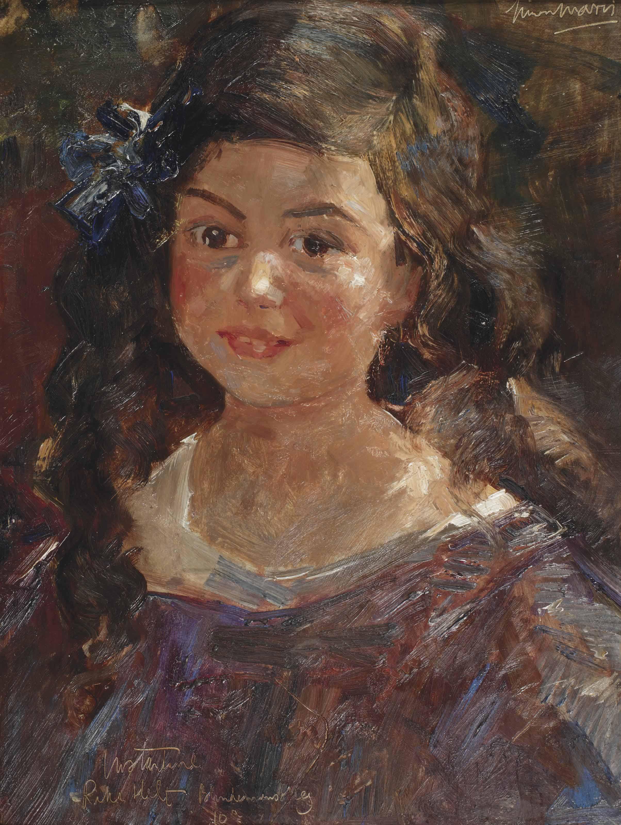 Simon Maris - Portrait of Rika Helt