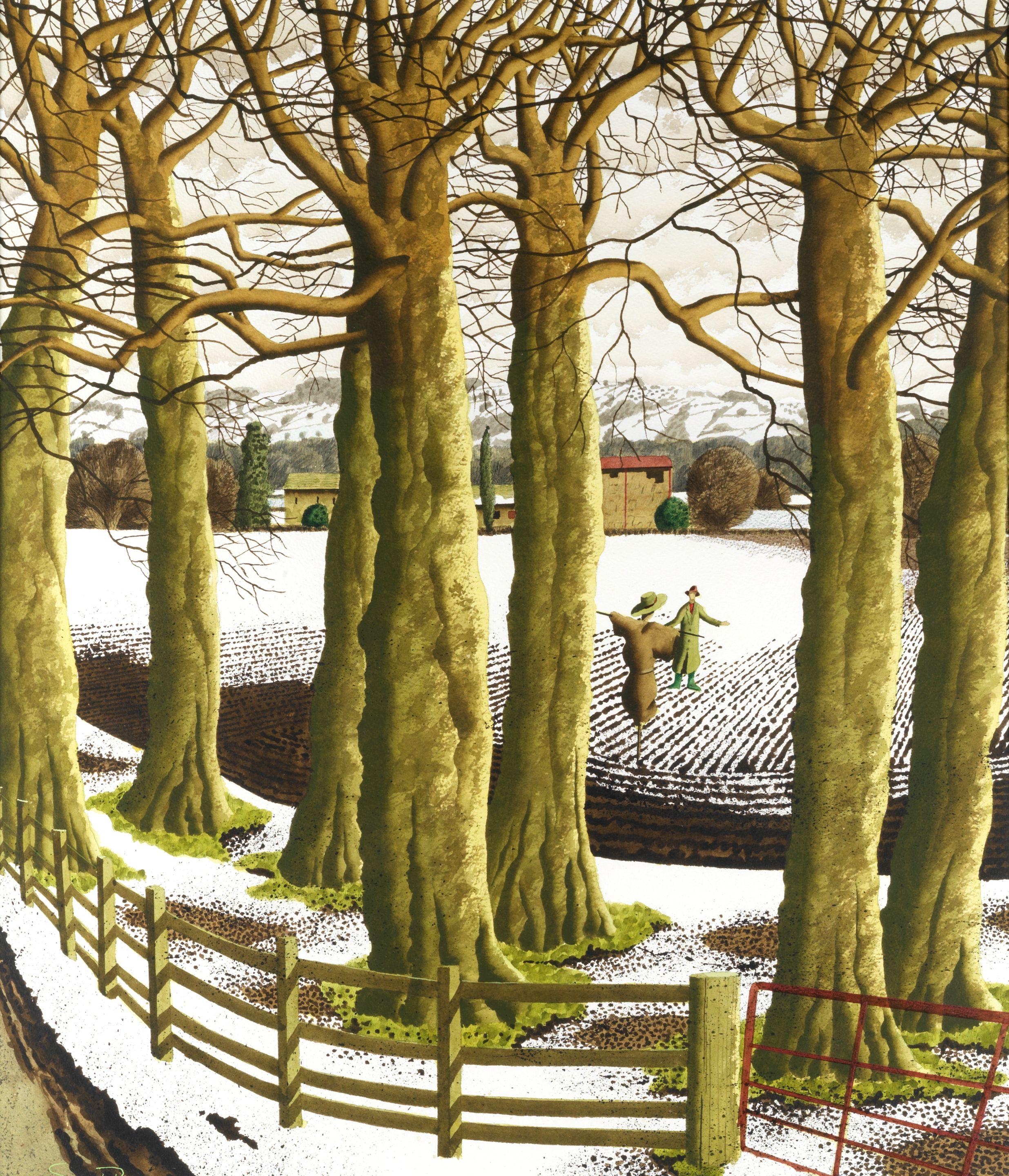 Simon Palmer - Scarecrow in the Snow