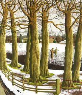 Simon Palmer - Scarecrow in the Snow