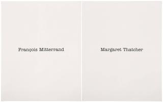 Simon Patterson - Thatcher / Mitterrand