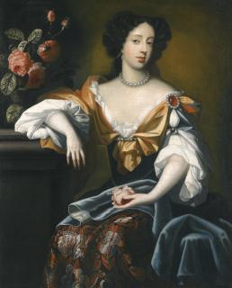 Simon Pietersz. Verelst - Portrait Of Mary Of Modena (1658-1718)