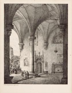 Simon Quaglio - Klosterhalle.