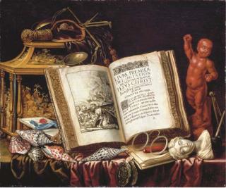 Simon Renard de Saint-André - A vanitas still-life