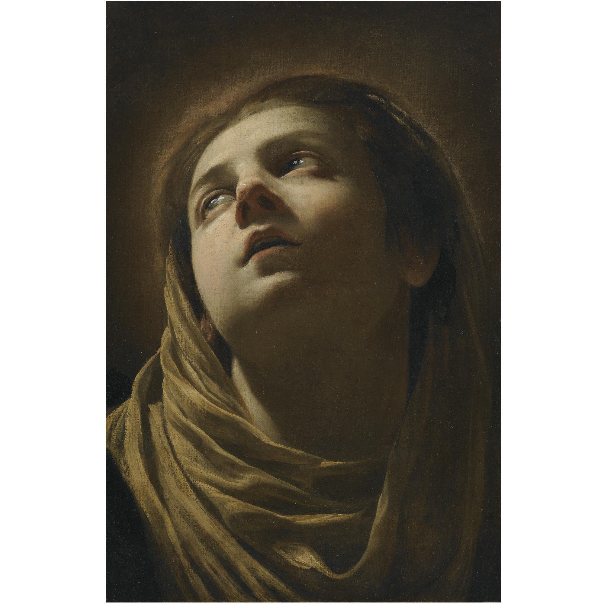 Simon Vouet - Head Of The Virgin