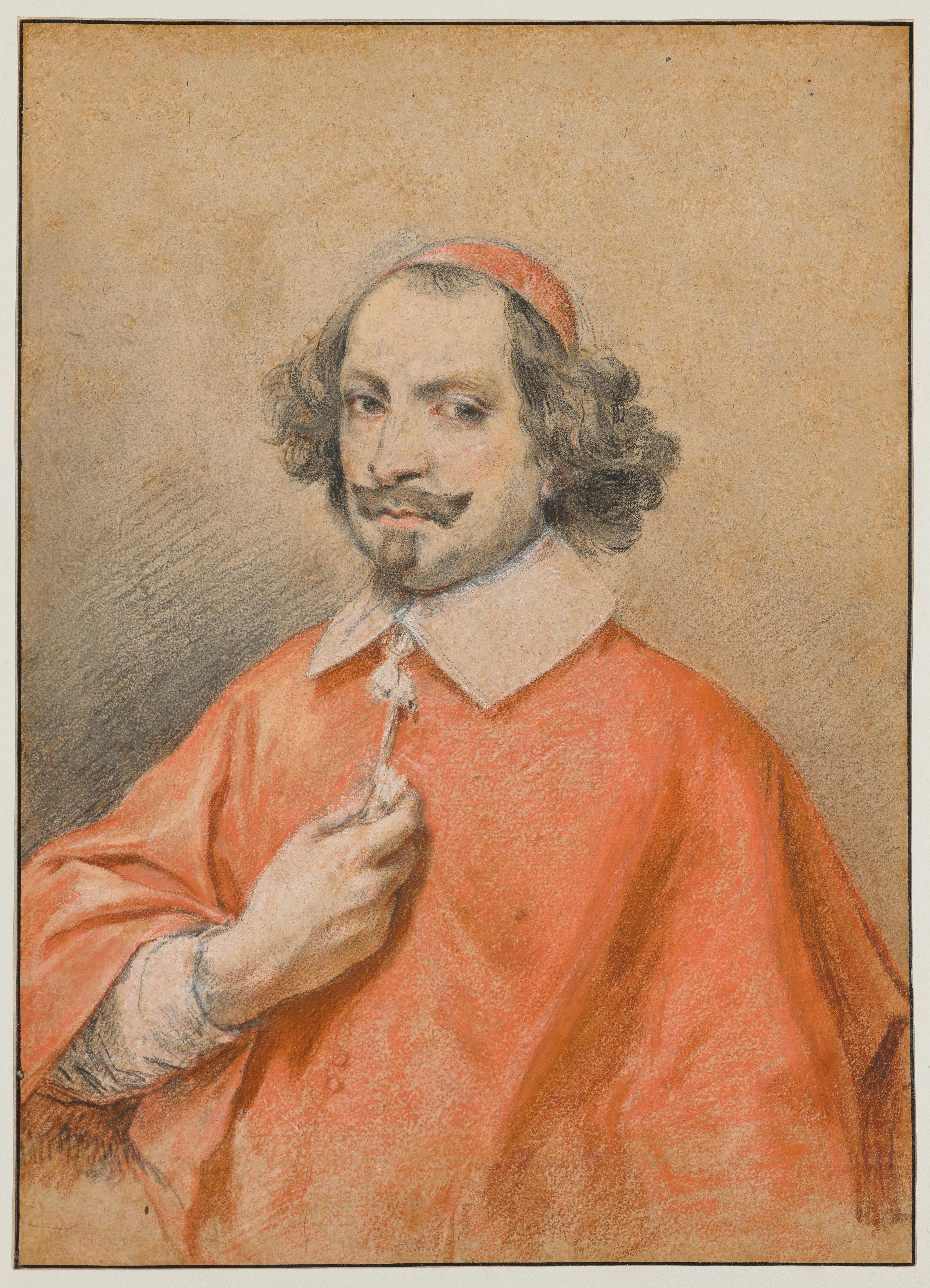 Simon Vouet - Portrait du cardinal Jules Mazarin