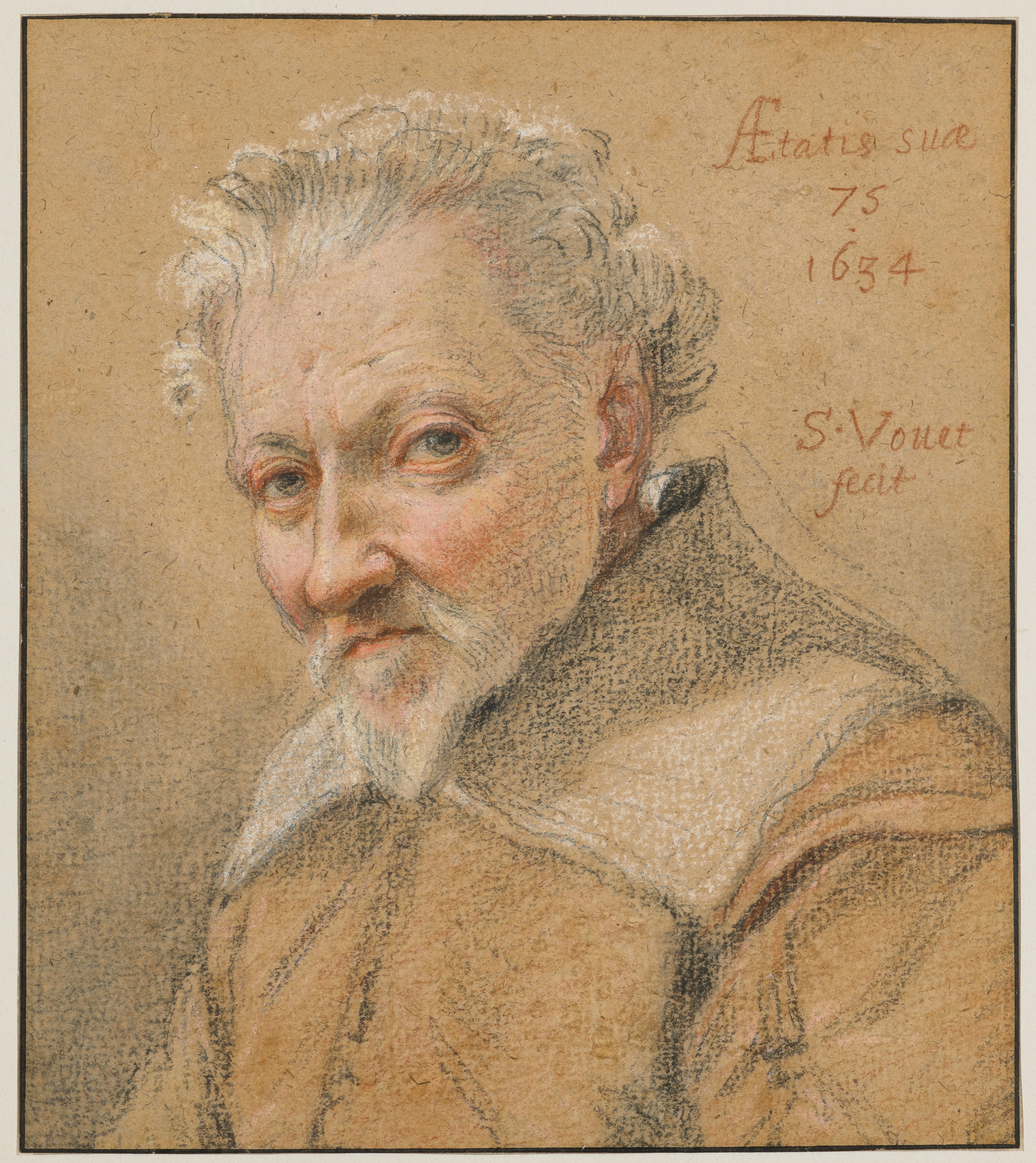 Simon Vouet - Portrait d\'un homme âgé de soixante-quinze ans