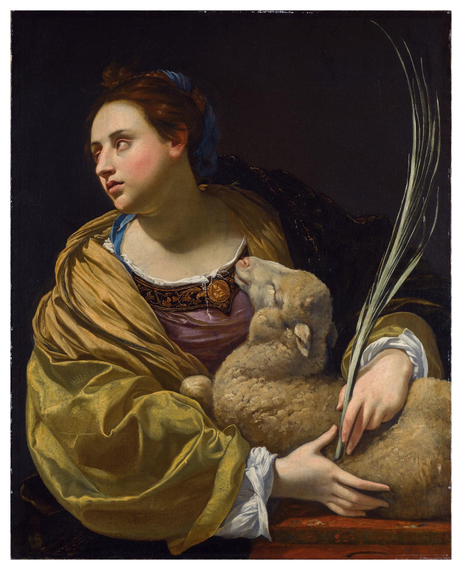 Simon Vouet - Saint Agnes