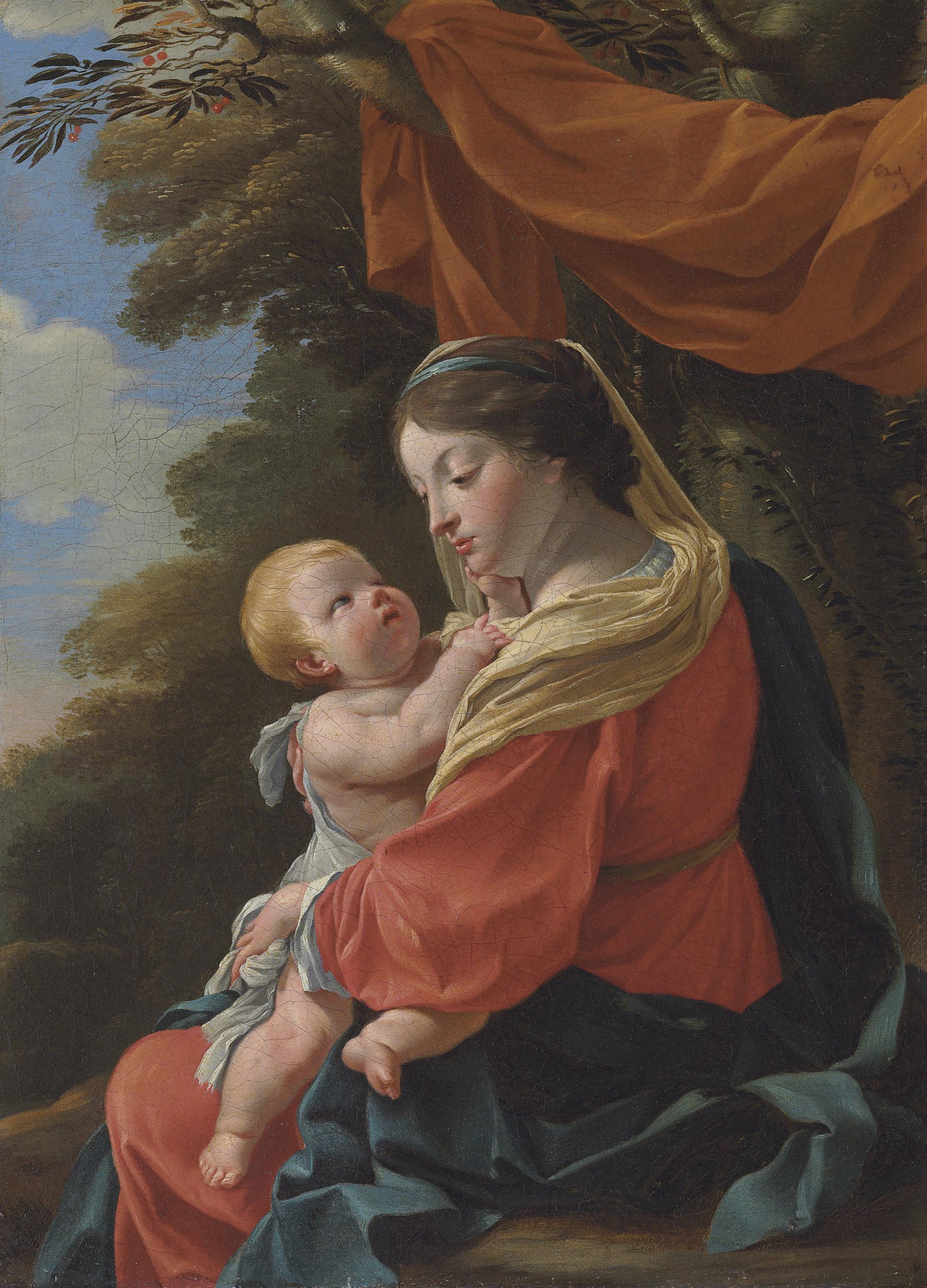 Simon Vouet - The Madonna and Child