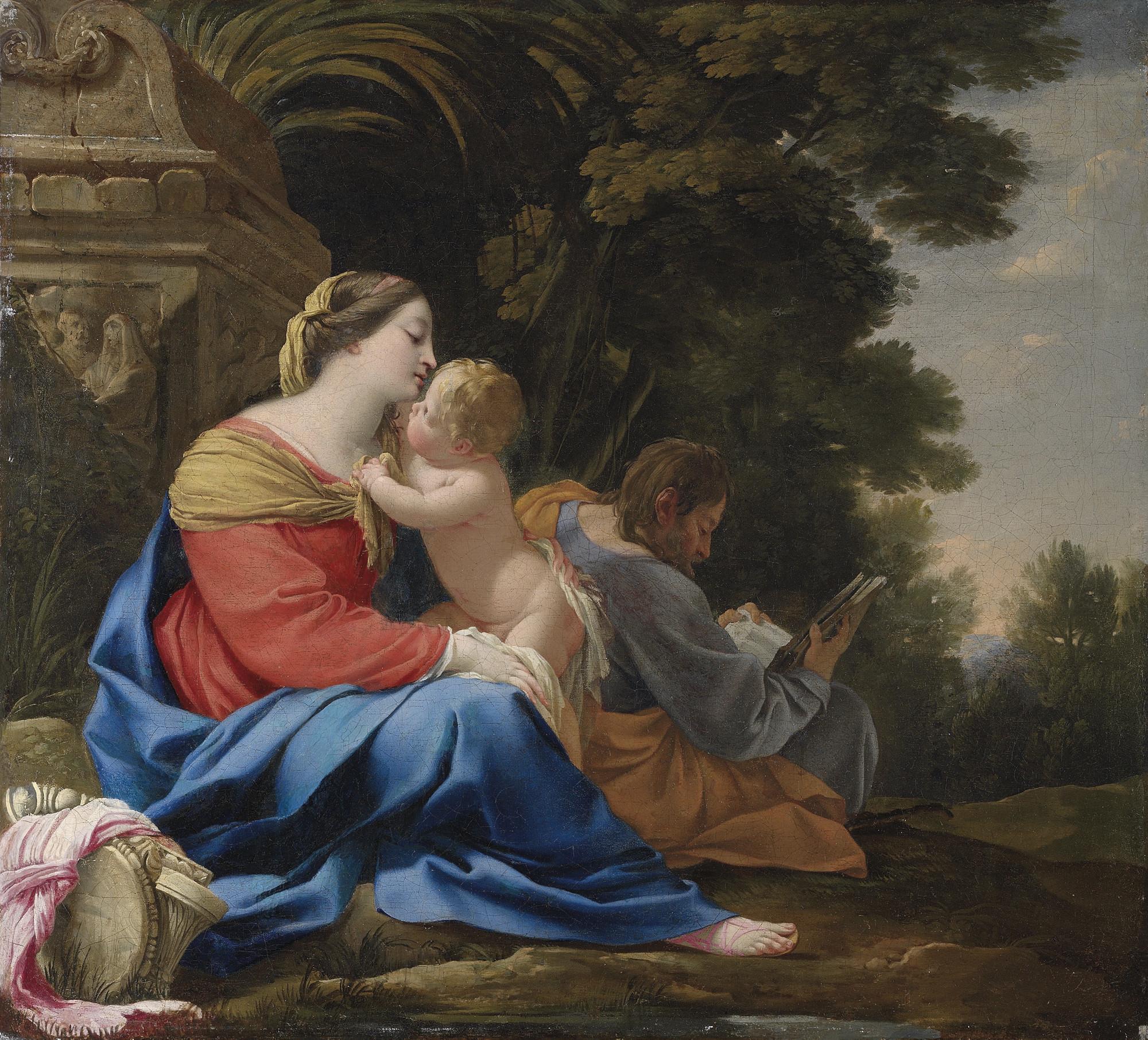 Simon Vouet - The Rest on the Flight into Egypt