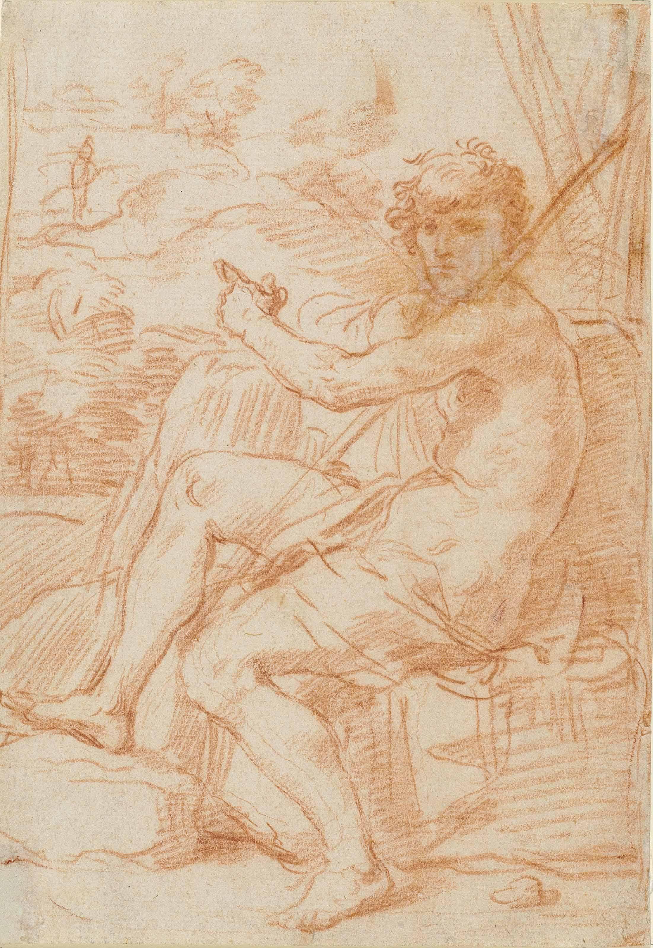 Simone Cantarini, il Pesarese - Saint John The Baptist