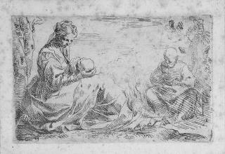 Simone Cantarini - Die Ruhe auf der Flucht.