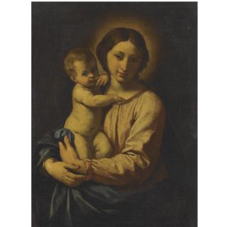 Simone Cantarini - Madonna And Child