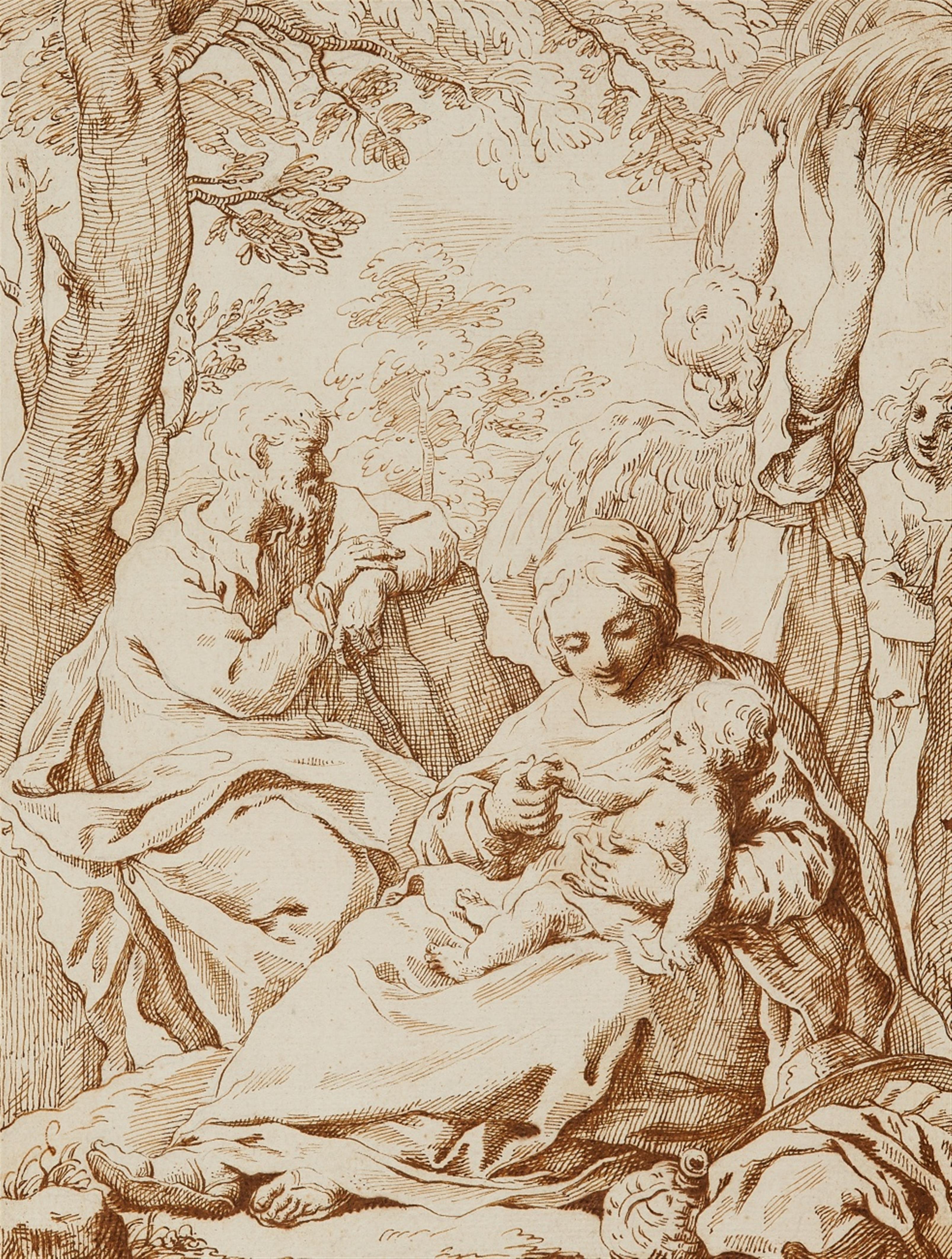 Simone Cantarini - Ruhe auf der Flucht