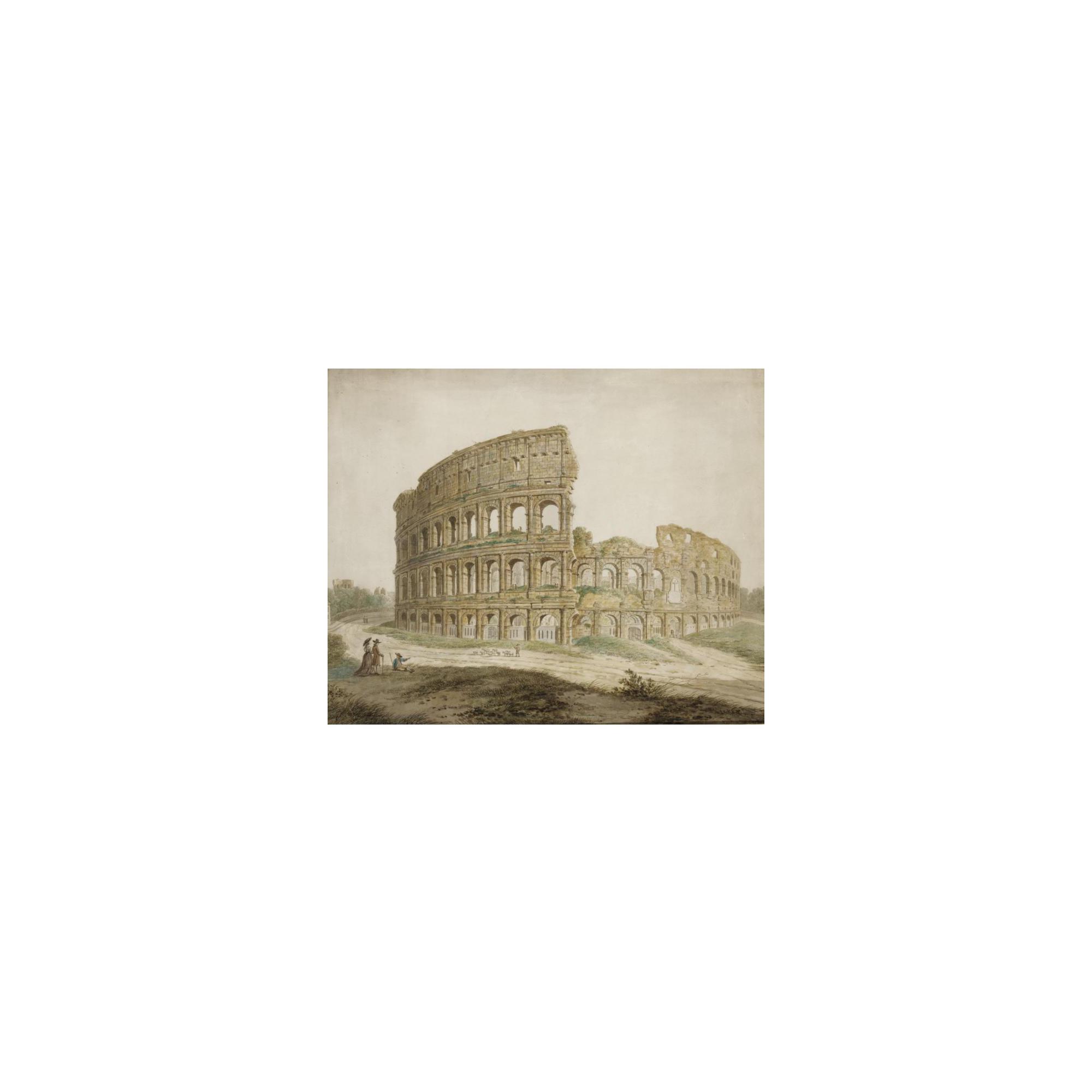 Simone Pomardi - Rome, A View Of The Colosseum