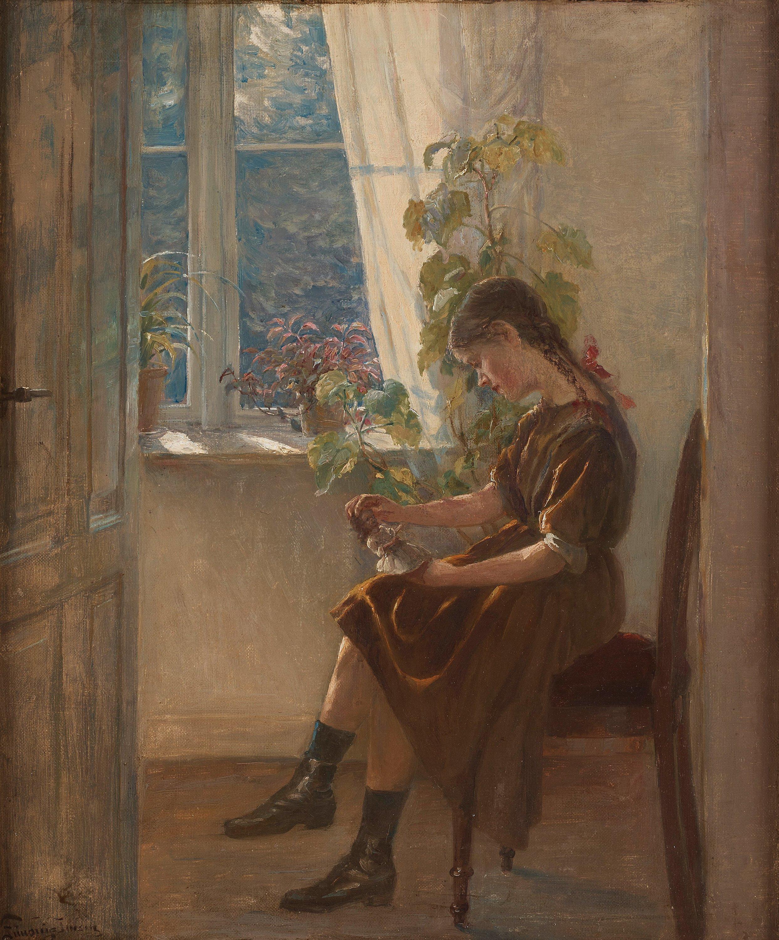 Simony Jensen - Girl with doll