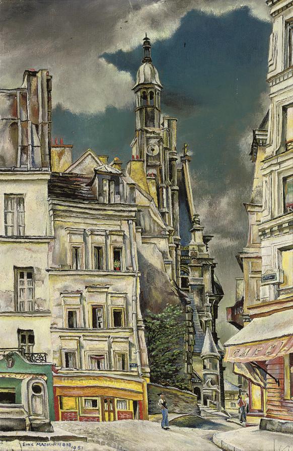 Sine Mackinnon - Street In Pigalle, Paris