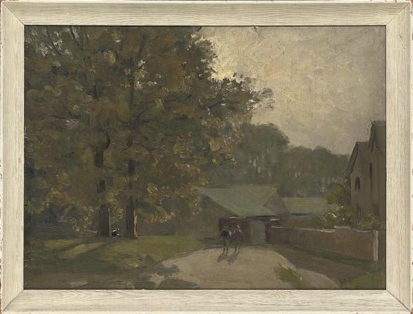 Sir Alfred East, R.A. - Off to the stables