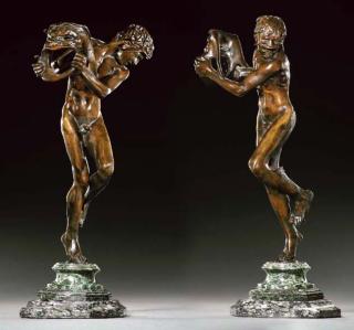 Sir Alfred Gilbert, M.V.O., R.A. - Comedy And Tragedy (Sic Vita)