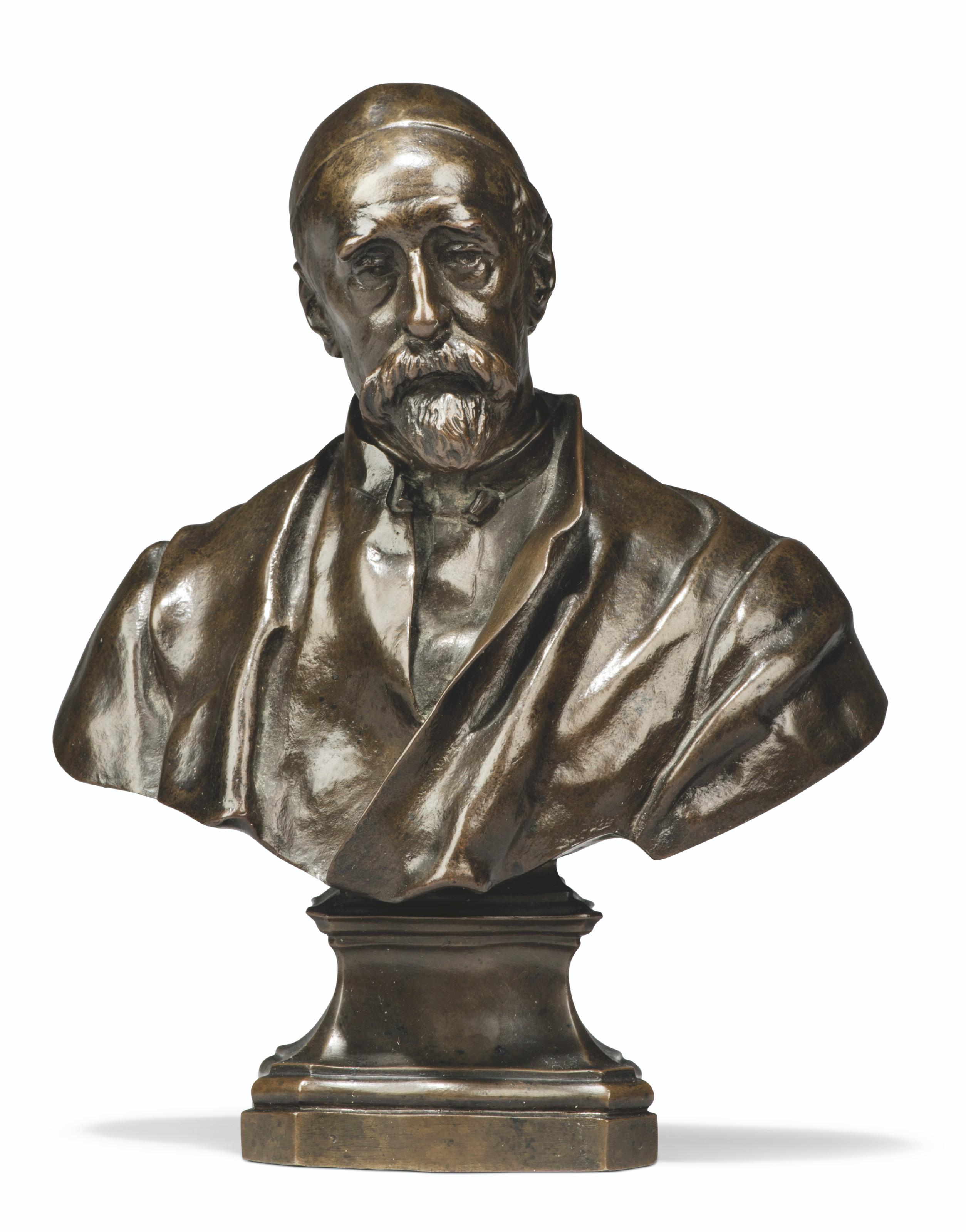 Sir Alfred Gilbert, M.V.O., R.A. - Portrait Bust Of George Frederic Watts, O.M., R.A.