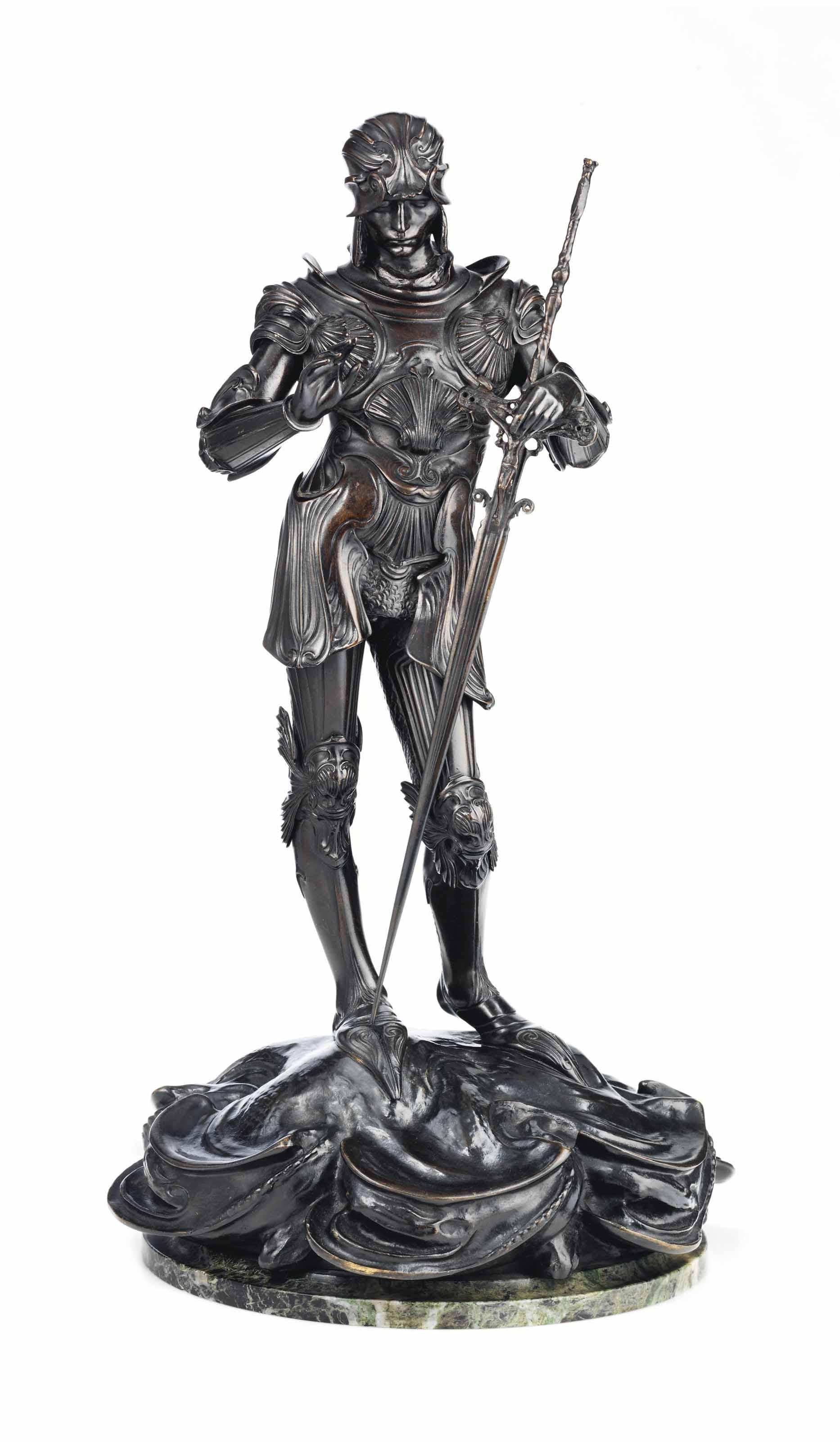 Sir Alfred Gilbert, M.V.O., R.A. - Saint George