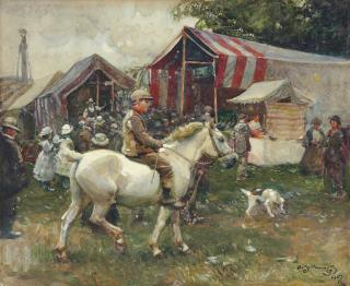 Sir Alfred James Munnings, P.R.A., R.W.S. - The Norwich Fair