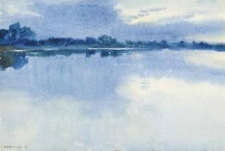 Sir Alfred James Munnings, P.R.A., R.W.S. - Twilight