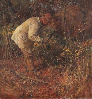 Sir Alfred James Munnings, PRA, RWS - The Woodcutter