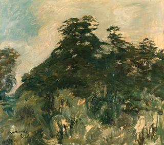 Sir Alfred Munnings, P.R.A. - Study of Trees