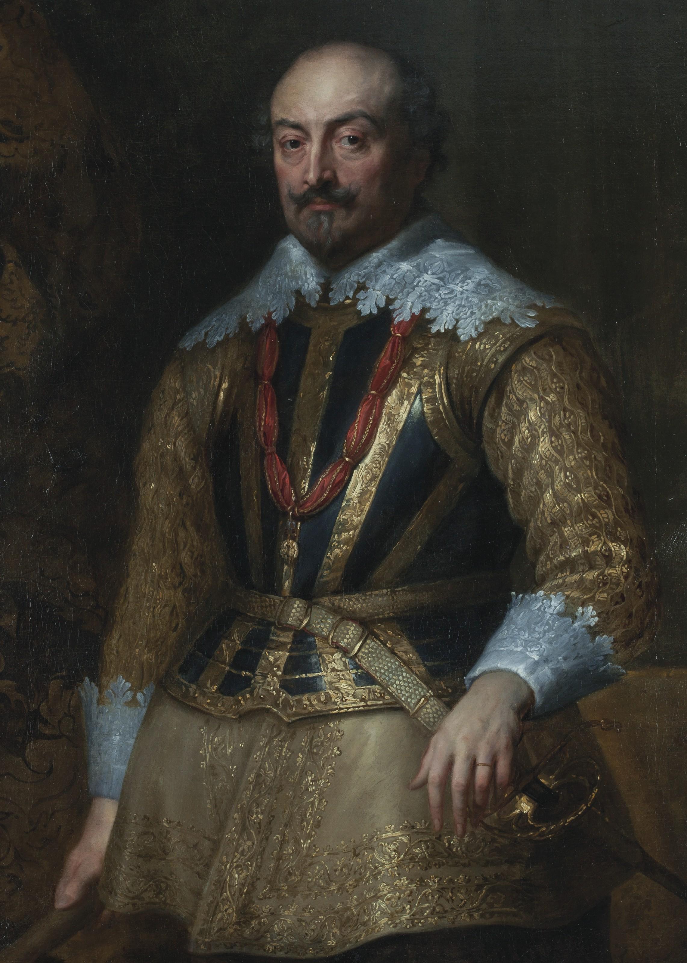 Sir Anthony Van Dyck - Portrait of John VIII, Count of Nassau-Siegen (1583-1638), three-quarter-length