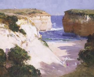 Sir Arthur Ernest Streeton - Loch Ard Gorge