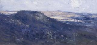 Sir Arthur Ernest Streeton - Mount Toorong, (Mount Towrong, Macedon)