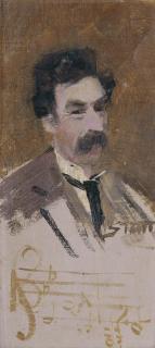 Sir Arthur Ernest Streeton - Portrait of Marshall Hall
