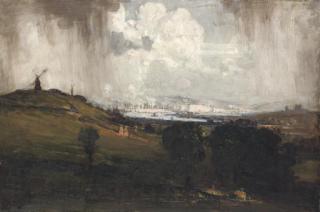 Sir Arthur Ernest Streeton - Rochester From Strood Hill