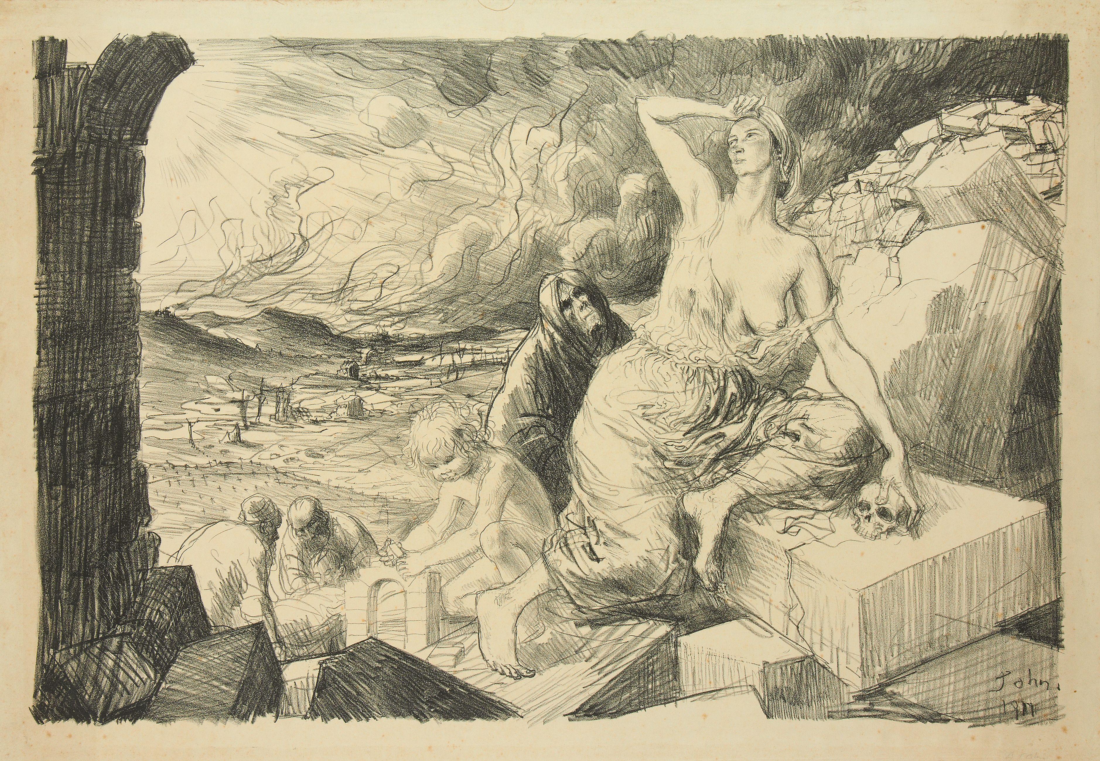 Sir Augustus Edwin John - The Dawn