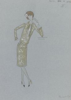 Sir Cecil Walter Hardy Beaton - A costume design for Coco